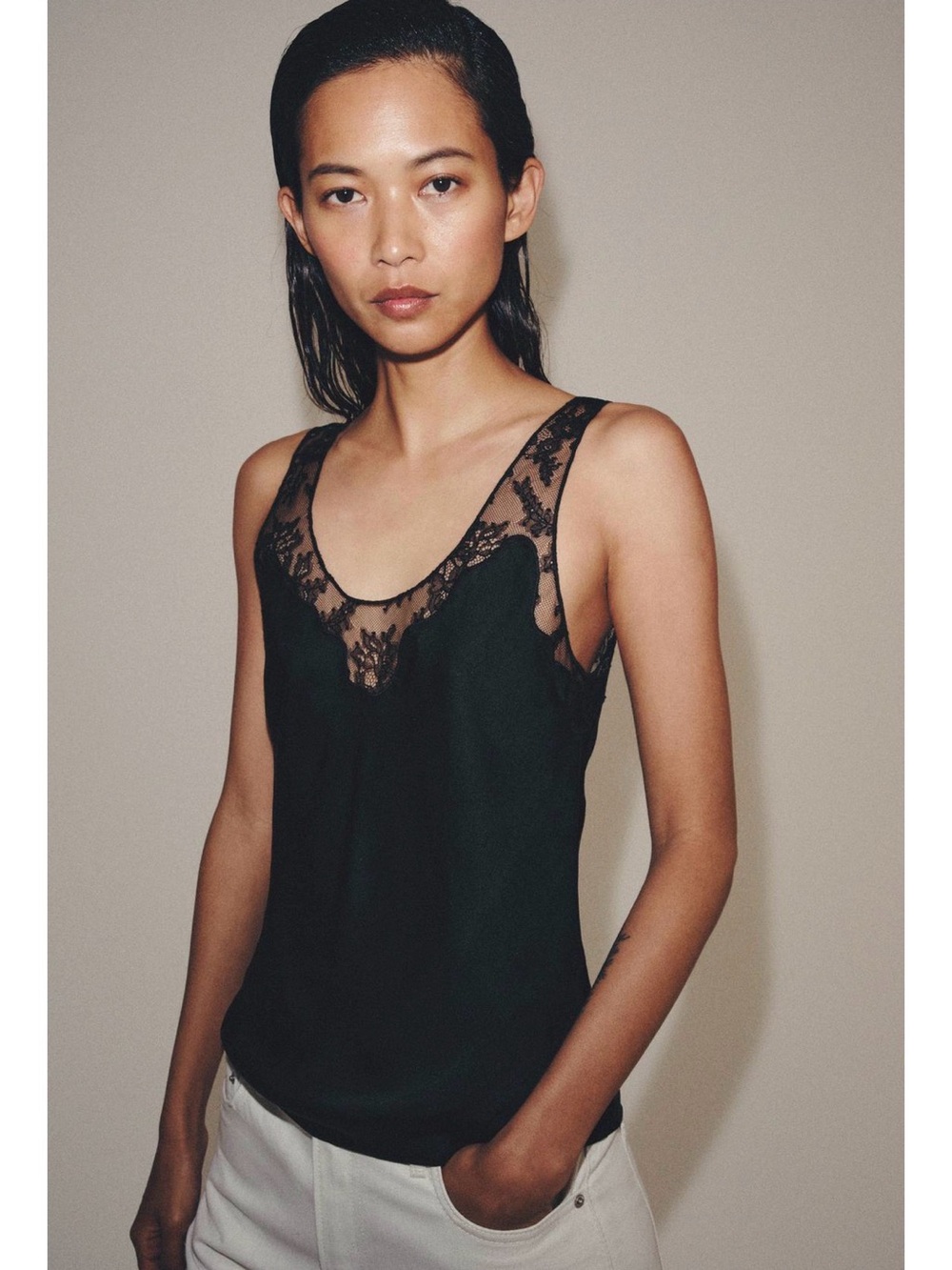 New with tags Zara lace camisole top